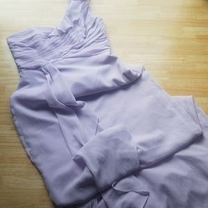 Lavendar David's Bridal Bridesmaids Dress